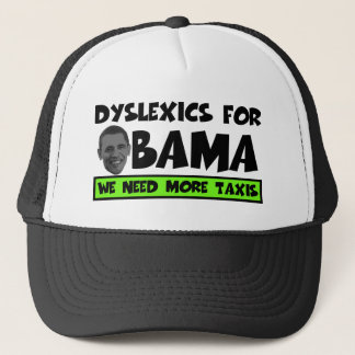 Anti Obama dyslexia Trucker Hat