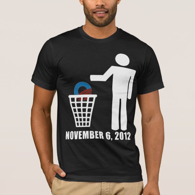 Anti Obama - Election 2012 T-Shirt (Front)