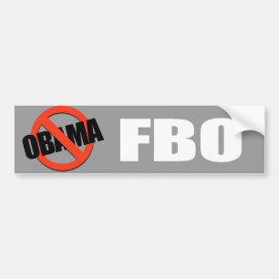 Anti-Obama - fbo Bumper Sticker
