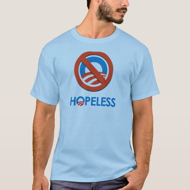 Anti-Obama - HOPELESS T-Shirt (Front)