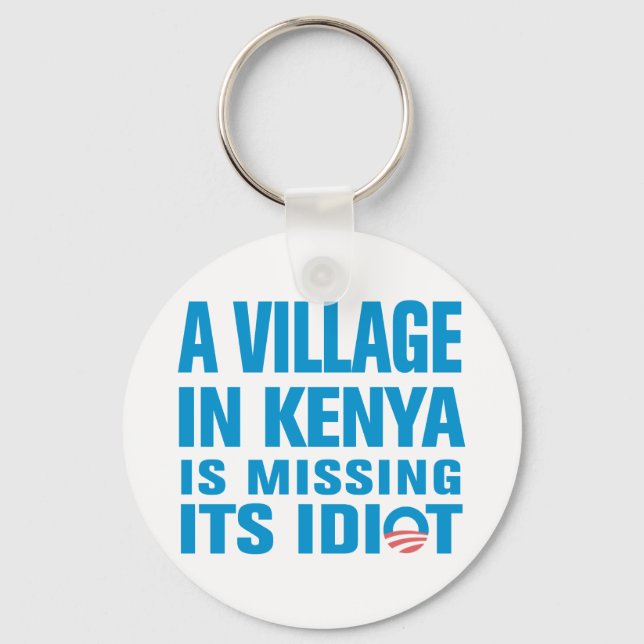 Anti Obama Key Ring (Front)