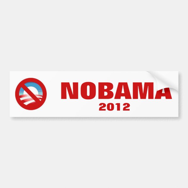 Anti Obama - NOBAMA Bumper Sticker (Front)
