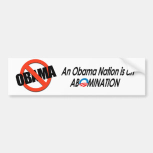 Anti-Obama - Obamanation 2 Bumper Sticker