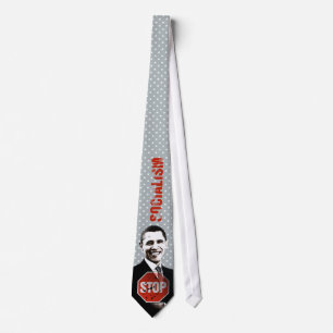Anti-Obama - STOP Socialism - Tie