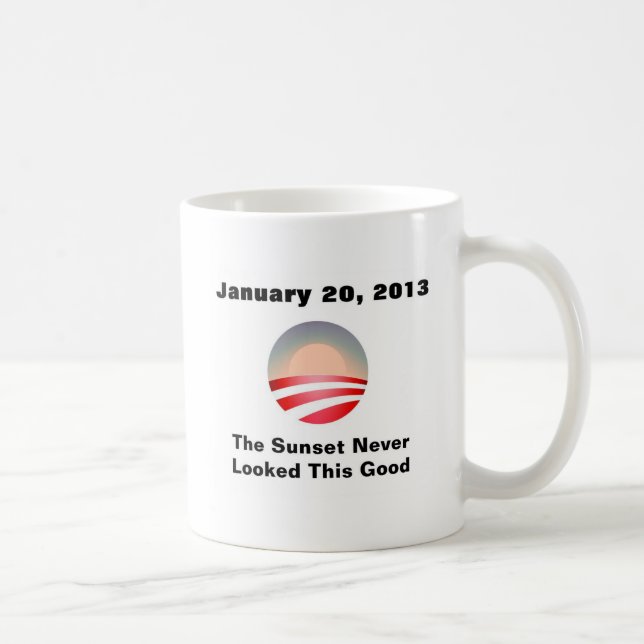 Anti-Obama Sunset and Change Coffee Mug (Right)