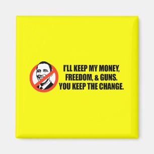 Anti-Obama T-shirt - You keep the change Magnet