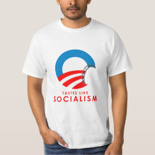 Anti-Obama - Tastes like Socialism T-SHIRT