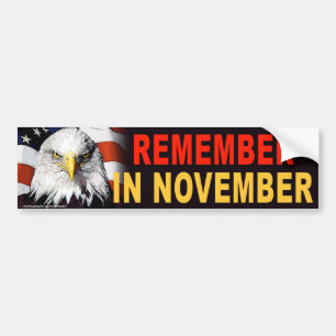 anti Obama "USA Eagle Remember" sticker