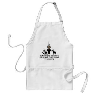 Anti Obama,village idiot Standard Apron