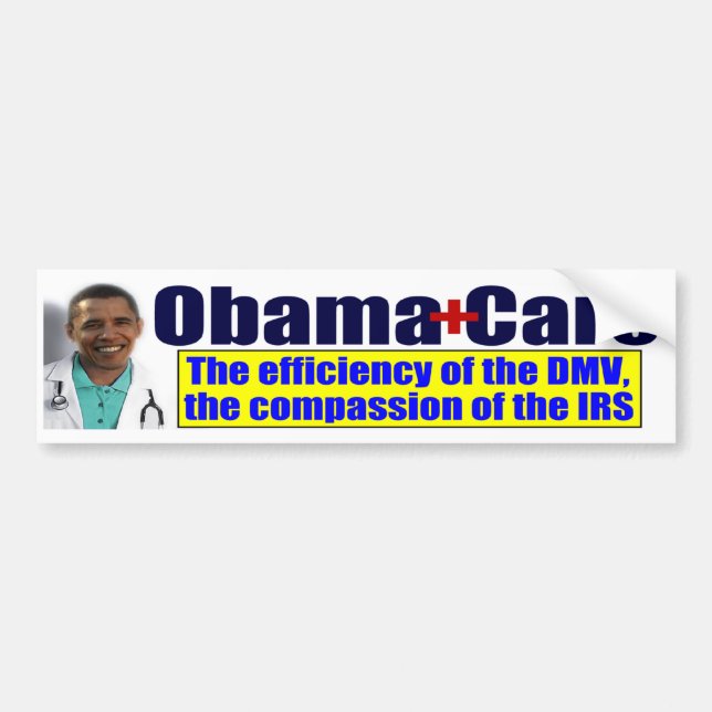 Anti ObamaCare Bumper Sticker (Front)