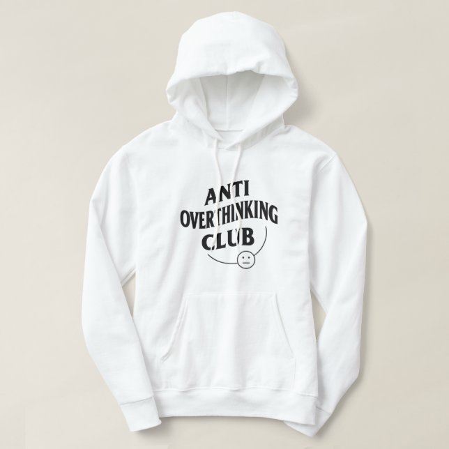 Anti Overthinking Club | Minimal Bold Tee (Design Front)