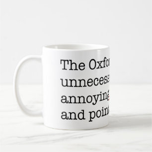 Anti-Oxford Comma Coffee Mug