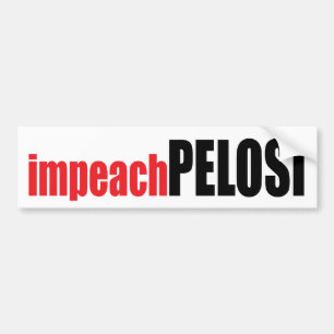 Anti-Pelosi: Impeach Pelosi Bumper Sticker