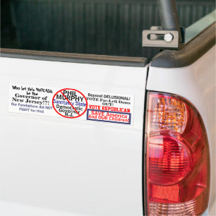Anti-Phil Murphy NJ Democrat Governor Bumper Sticker