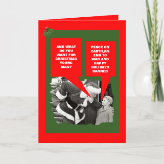 Anti President Obama Xmas Holiday Card