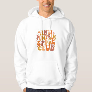 Anti Pumpkin Spice Club Retro Fall Hoodie