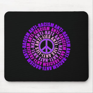 Anti Racism Fascism Lies Hate Resist Vote Shades O Mouse Pad