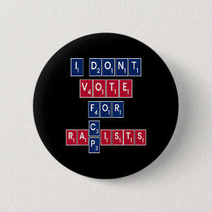 Anti Republican Liberal Equality Vote Blue Progres 6 Cm Round Badge