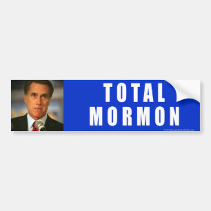 Anti-Romney sticker Total Mormon