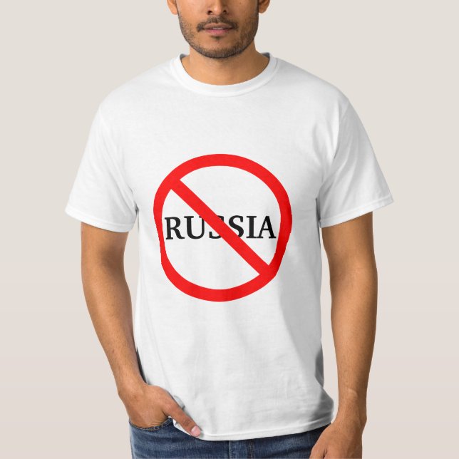Anti Russia  T-Shirt (Front)