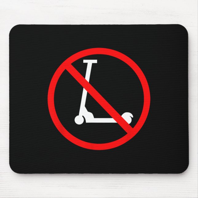 Anti Scooters For Skaters  Mouse Pad (Front)