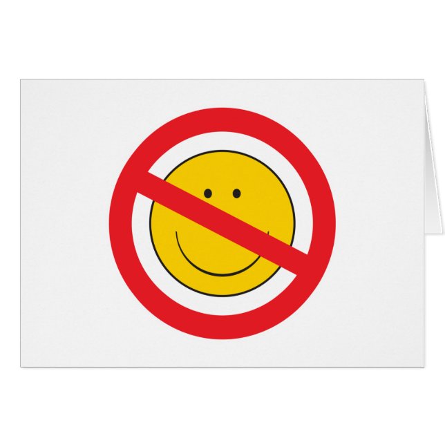 Anti-Smiley Face (Front Horizontal)
