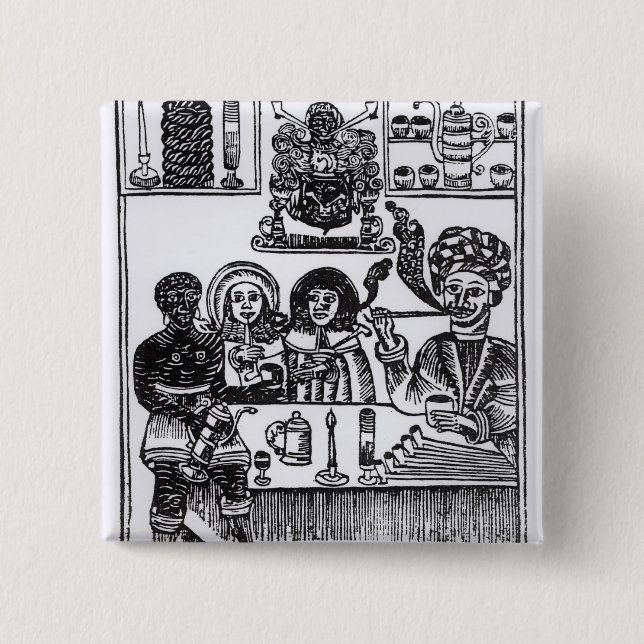 Anti-Smoking Pamphlet 15 Cm Square Badge (Front)