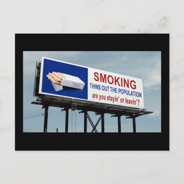 Anti-Smoking - Postcard (Front)