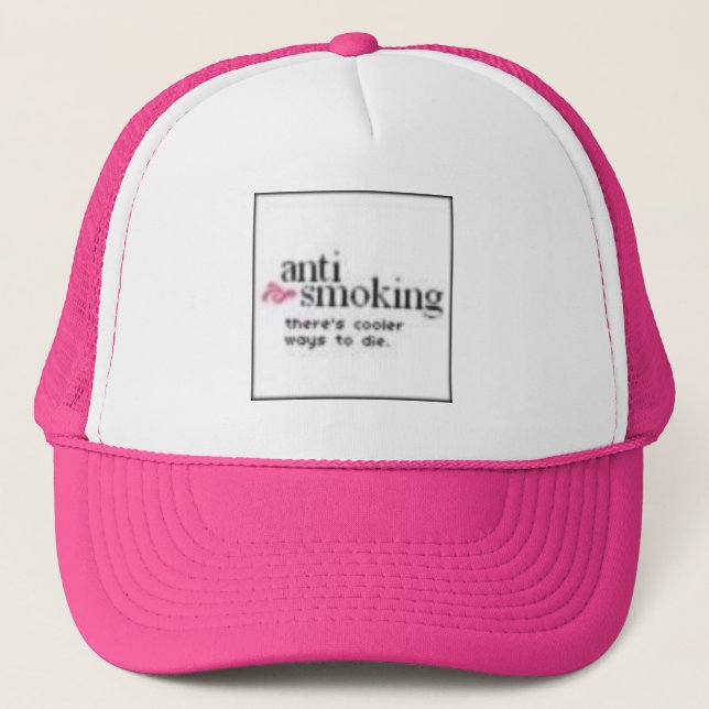 Anti - Smoking Trucker Hat (Front)