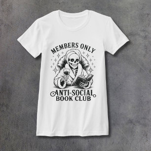 Anti-Social Book Club Women's Fitted T-Shirt