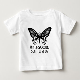 Anti-Social Butterfly Baby T-Shirt