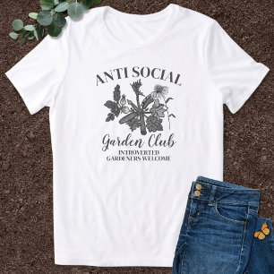 Anti Social Garden Club Botanical Artwork Tri-Blend Shirt