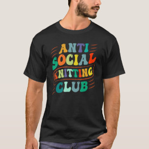 Anti Social Knitting Club Introvert 1 T-Shirt