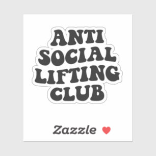 Anti Social Lifting Club Funny Gym Fitness Lover