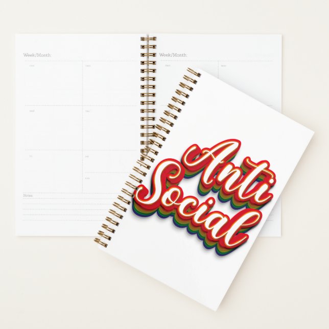 Anti Social Planner (Display)