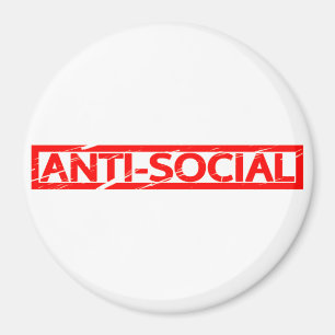 Anti-social Stamp Magnet