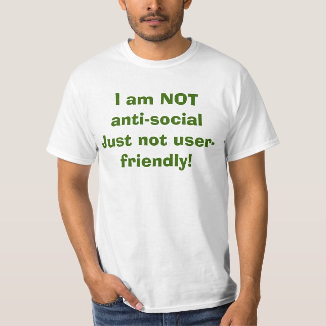 Anti-Social T-shirt (Front)