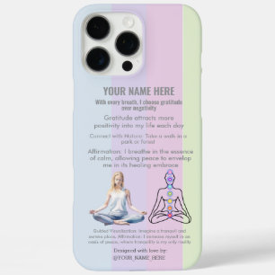 ANTI-Stress I CHOOSE GRATITUDE OVER NEGATIVITY iPhone 16 Pro Max Case