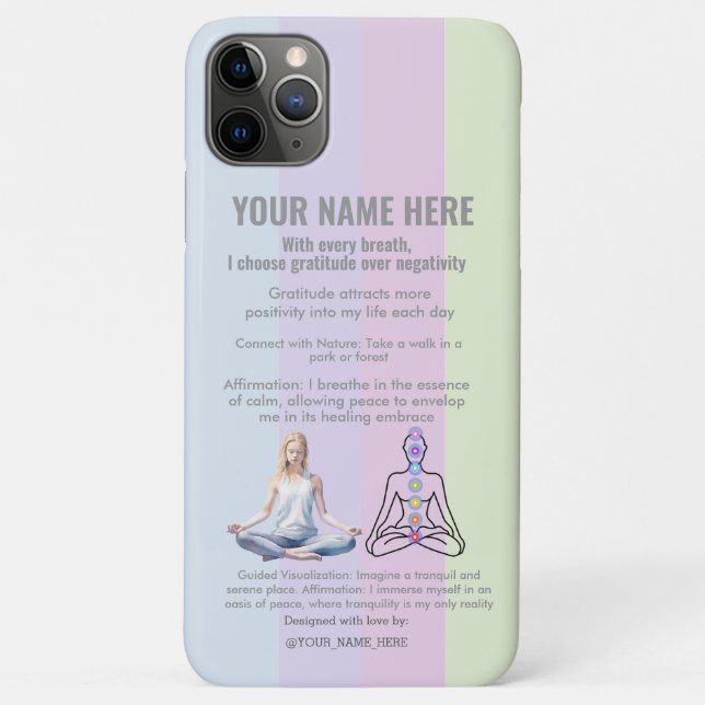 ANTI-Stress I CHOOSE GRATITUDE OVER NEGATIVITY Case-Mate iPhone Case (Back)