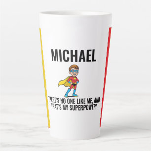 ANTI-STRESS KIDS HERO SUPERHERO POWER LATTE MUG
