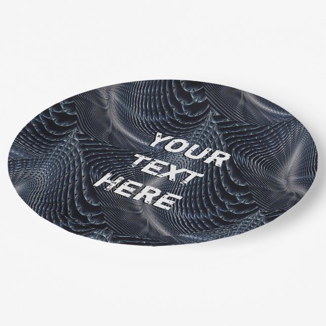 Anti-Surveillance Camouflage #1 Paper Plate (Angled)