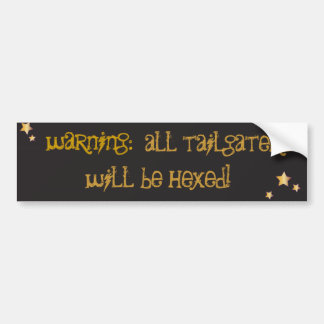 Anti-Tailgater Bumper Sticker