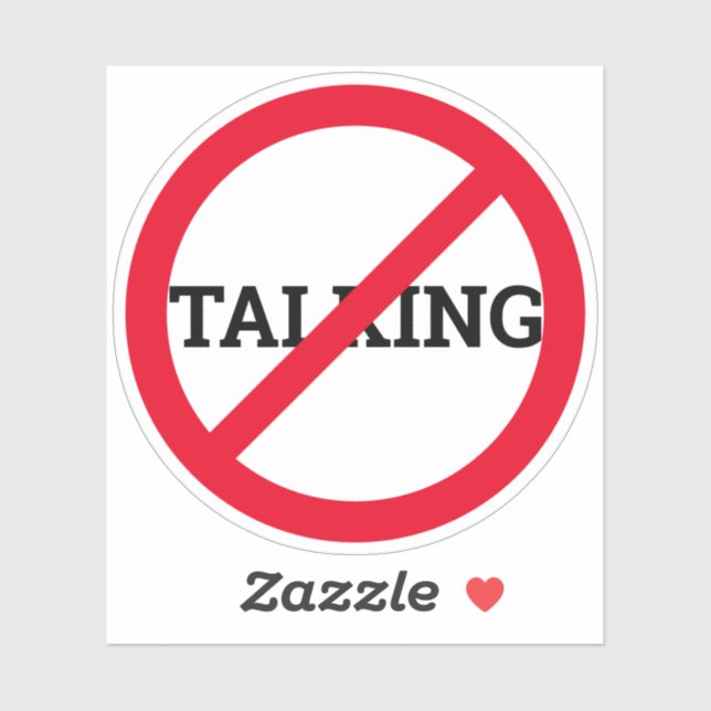 Anti Talking (Sheet)