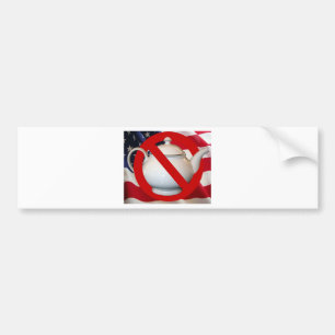 Anti Tea Party Flag Bumper Sticker
