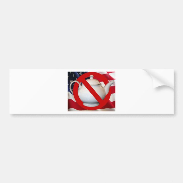Anti Tea Party Flag Bumper Sticker (Front)