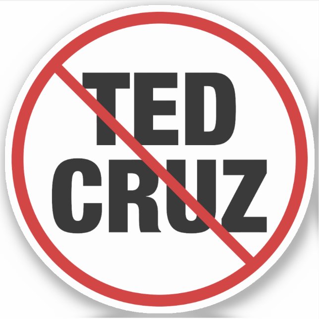 Anti Ted Cruz Texas Democrat Political (Front)