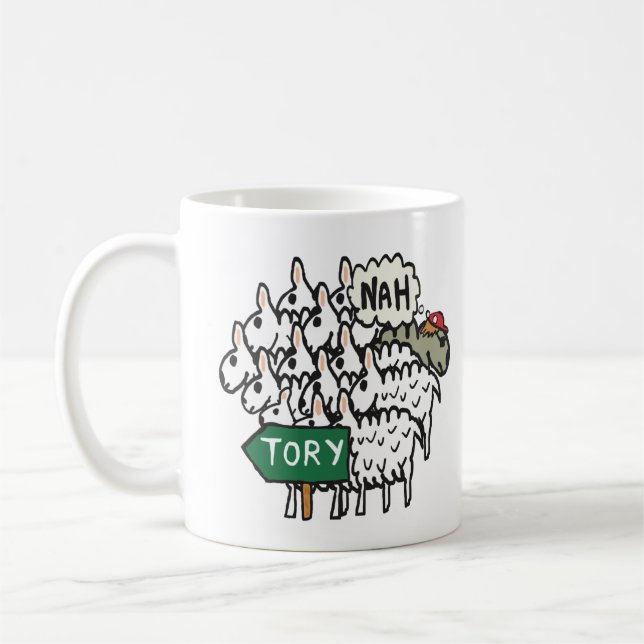 Anti Tory Coffee Mug (Left)