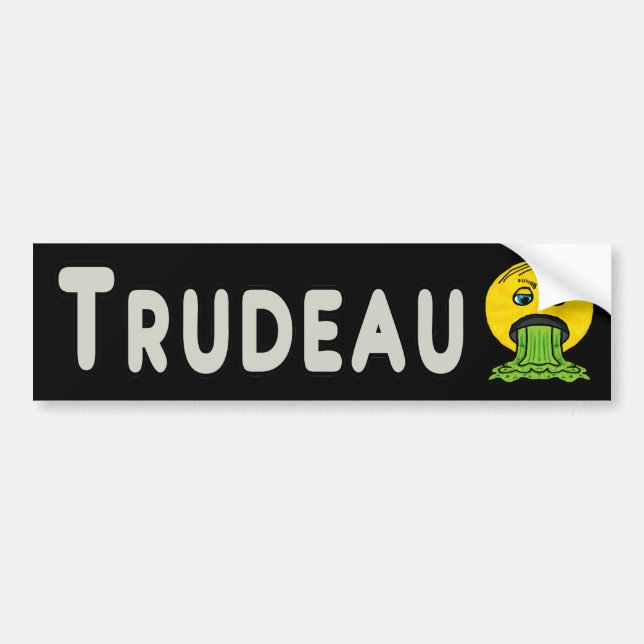 Anti Trudeau Bumper Sticker (Front)