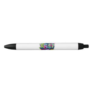 Anti Trump 8647 Floral Resist 86 47 Impeach Trump  Black Ink Pen
