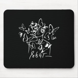 Anti Trump 8647 Floral Resist 86 47 Impeach Trump Mouse Pad